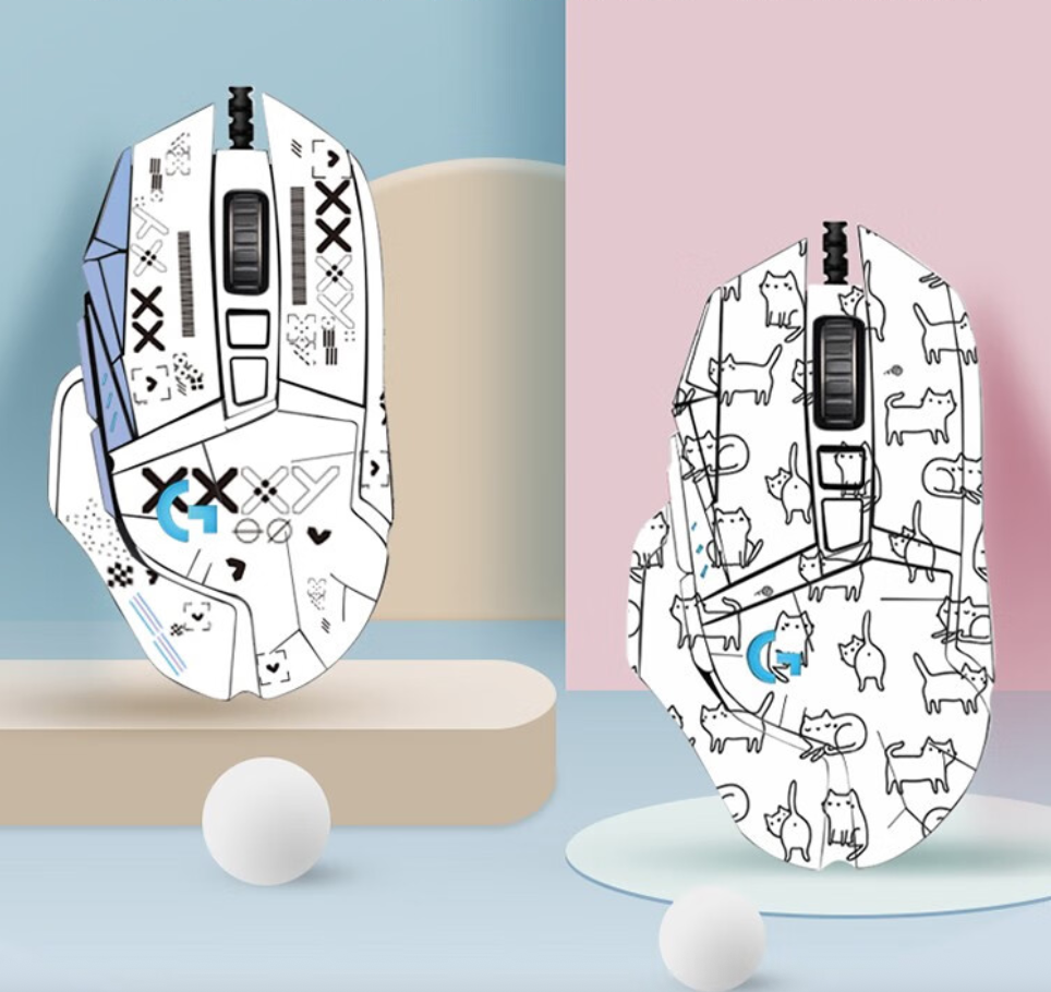 罗技（G）G502HERO主宰者SE电竞游戏鼠标有线鼠标RGB灯光宏编程鼠标DIY贴纸G502SEHERO--含点线之图贴纸	